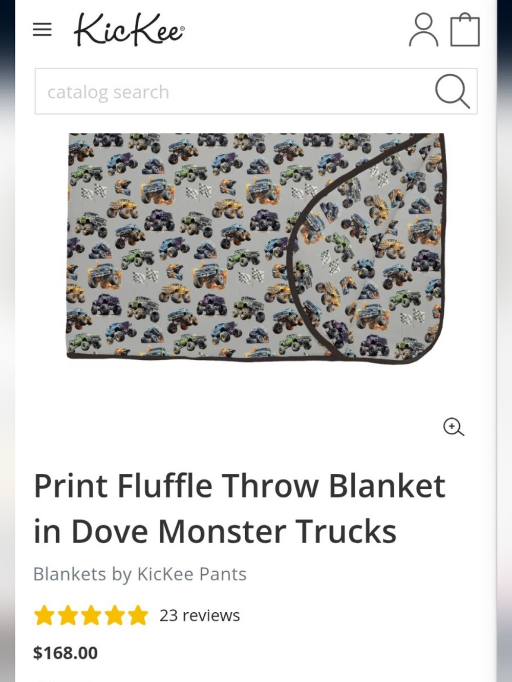 KicKee Monster Truck Throw